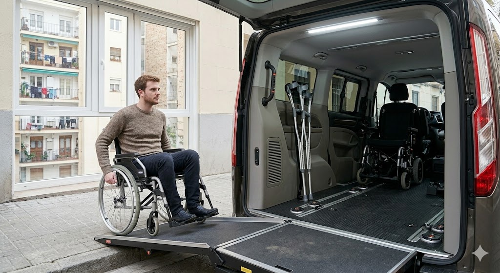 Vehículo adaptado para personas con movilidad reducida